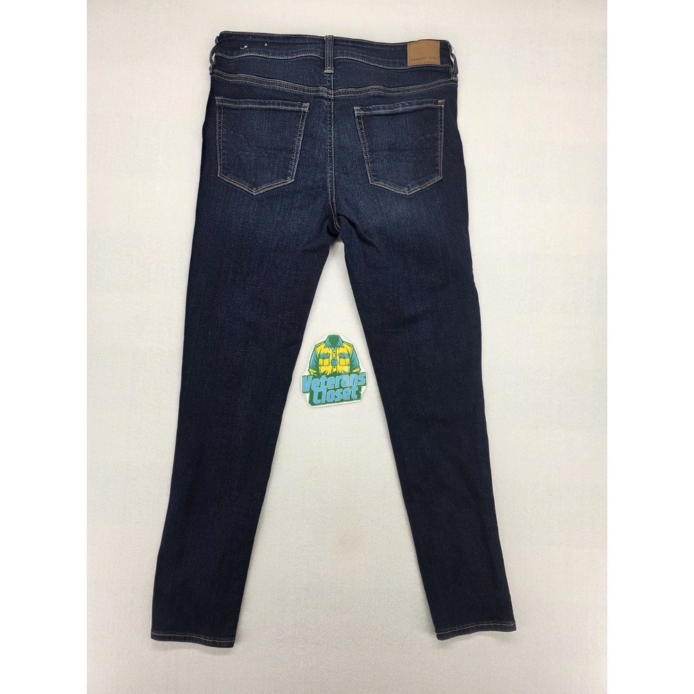 American Eagle Womens 10 Regular Mid Rise Jegging Next Level Stretch Jeans EUC - Picture 9 of 12